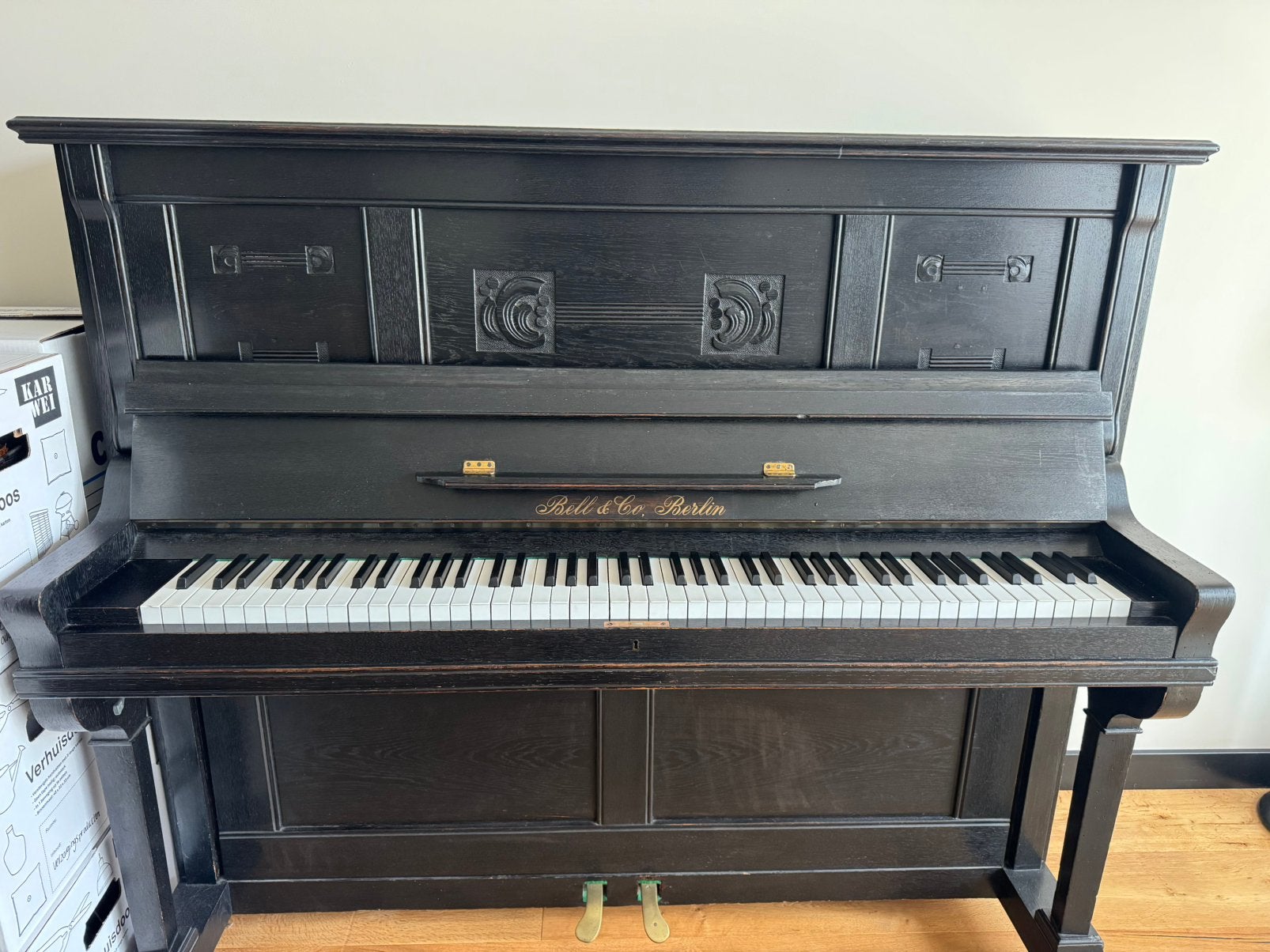 Gratis piano, Ophalen, Gebruikt, Zwart, Piano