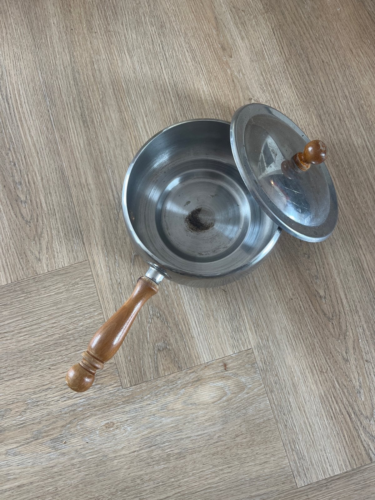 Fonduepan, Witgoed en Apparatuur, Fonduesets, Ophalen of Verzenden, Gebruikt, Brander, Fonduepan