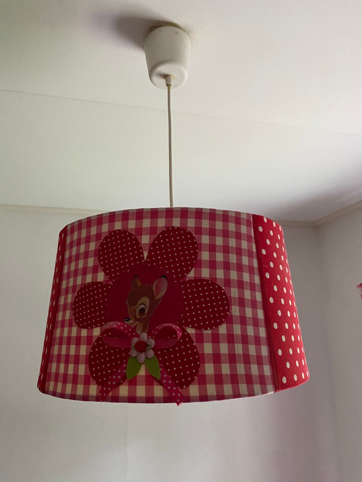 Leuke lamp van lief! meisjeskamer, Ophalen of Verzenden, Gebruikt, Rond