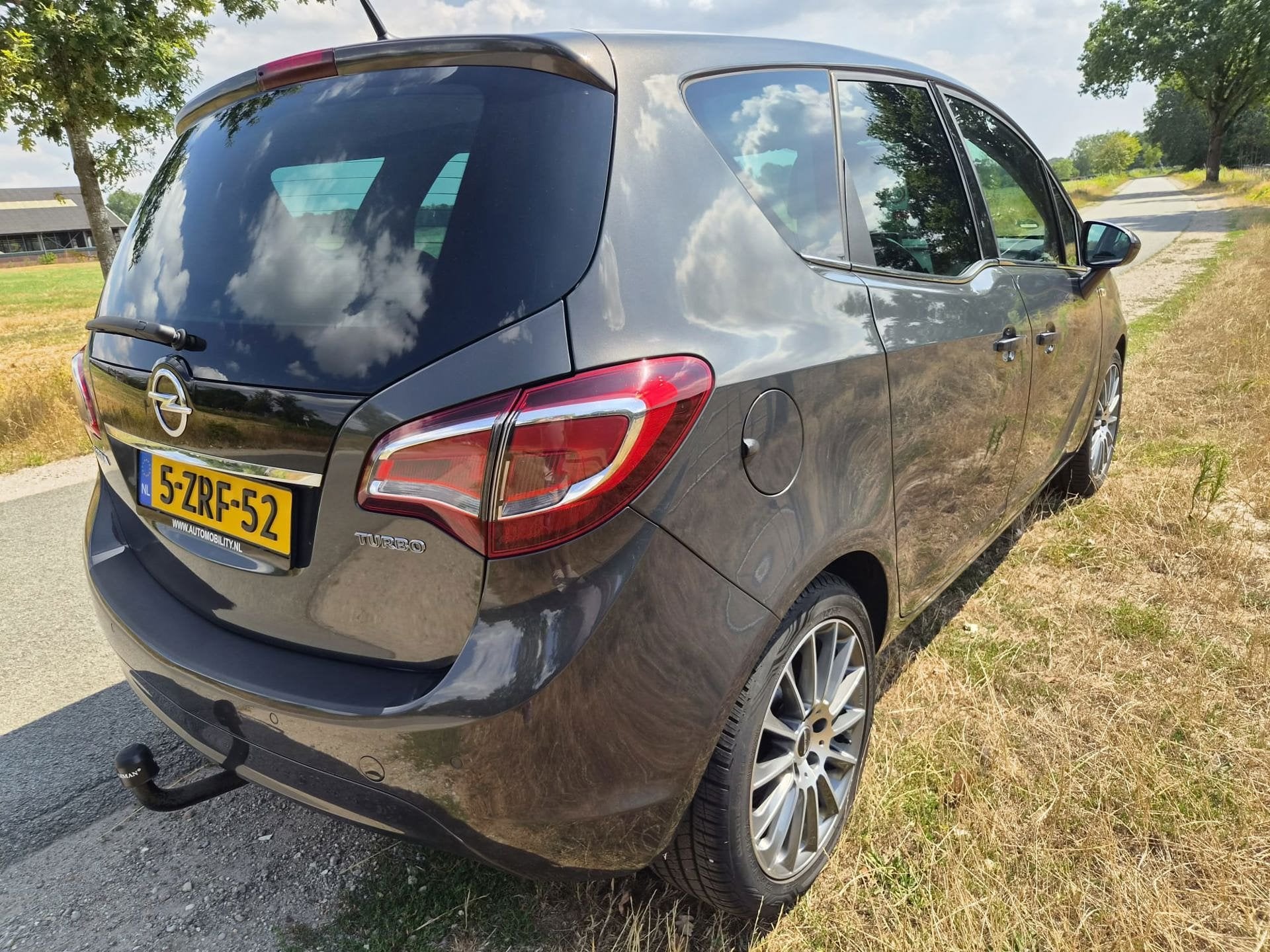 Opel Meriva 1.4 Turbo Cosmo AUTOMAAT prachtige staat en perf, Gebruikt, 4 cilinders, 1364 cc, Zilver of Grijs