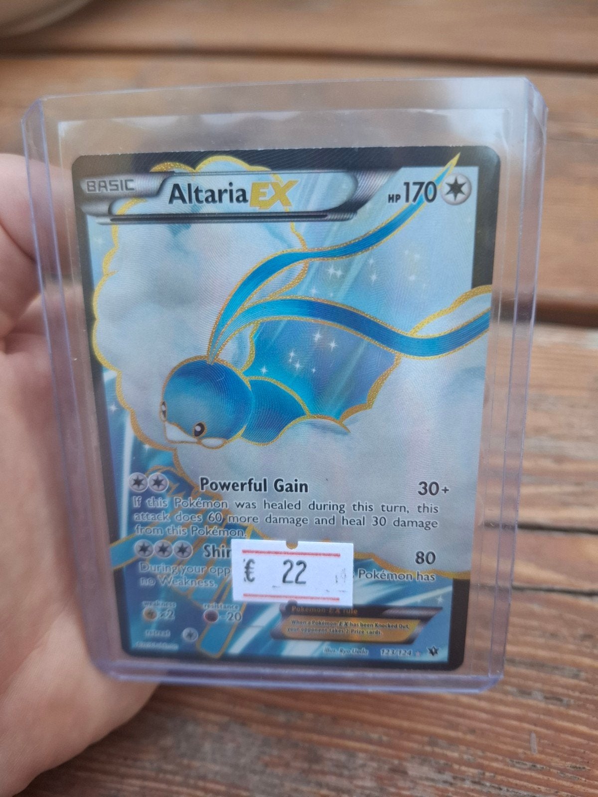 Altaria EX Pokémon kaart - Zo goed als nieuw. 123, Hobby en Vrije tijd, Verzamelkaartspellen | Pokémon, Ophalen of Verzenden, Zo goed als nieuw
