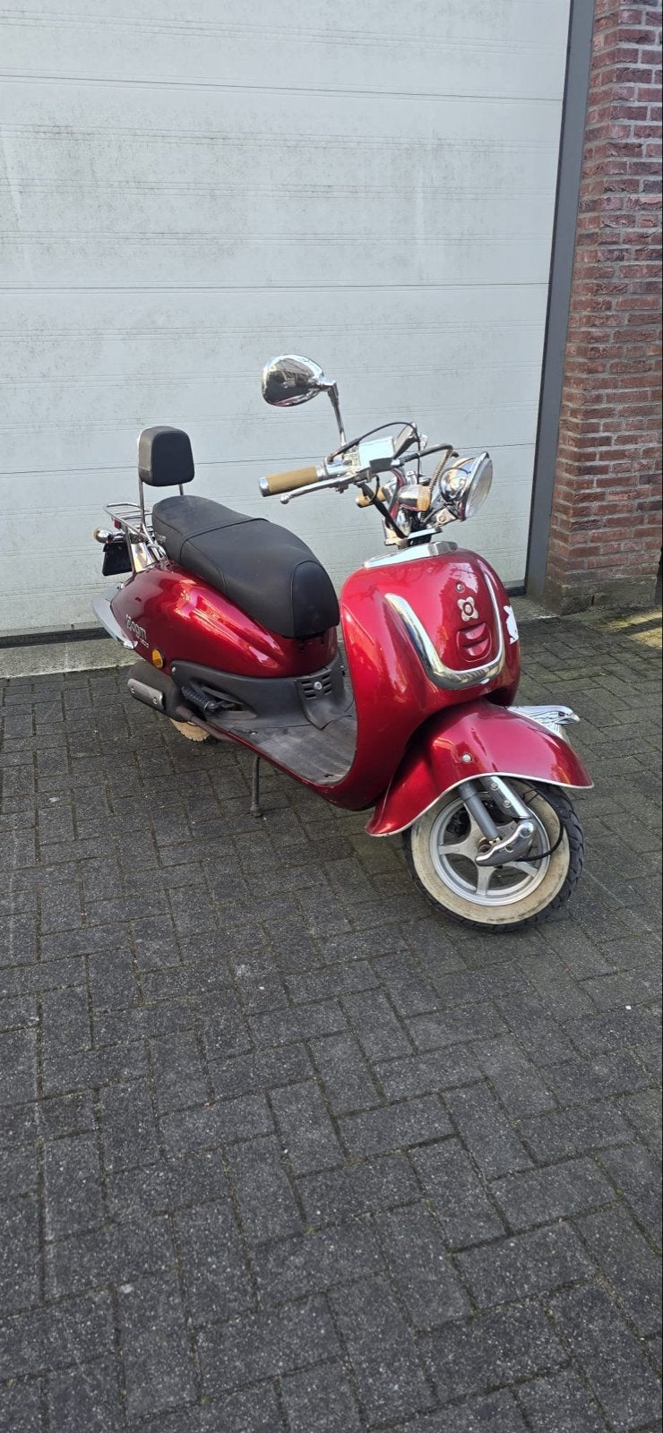 AGM Retro Scooter Rood, Gebruikt, Benzine, Ophalen, Overige merken