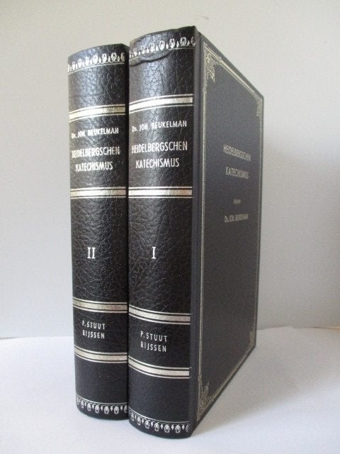 J. Beukelman: Den Heidelbergschen Katechismus (2 delen)., Boeken, Christendom | Protestants, Ophalen of Verzenden, Zo goed als nieuw