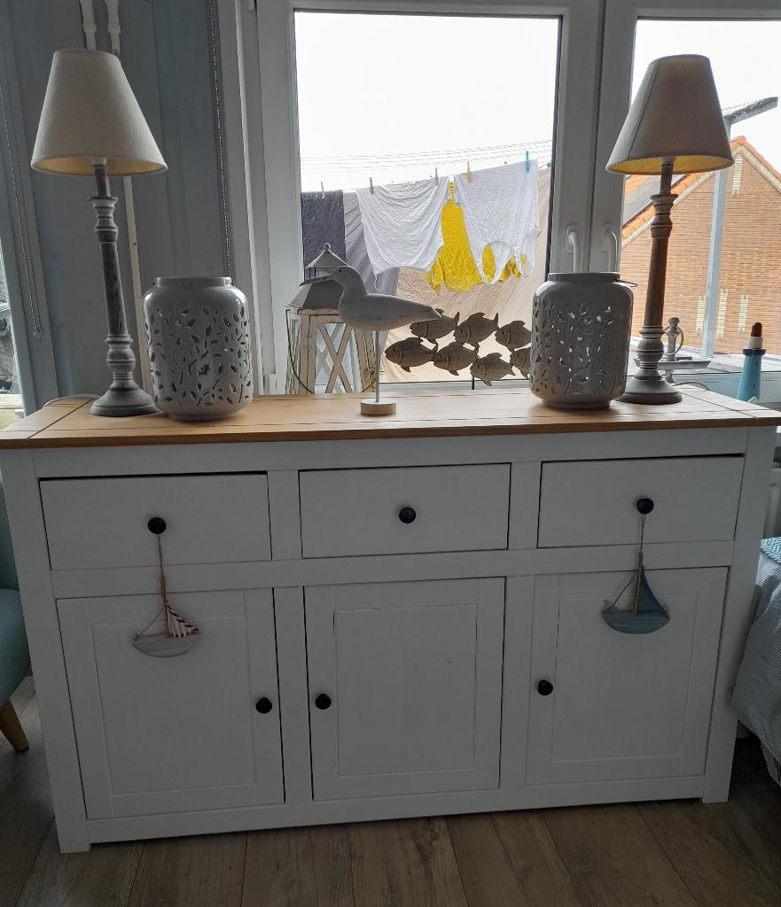 Dressoir Leen Bakker; VidaXL, Ophalen, Grenen, Zo goed als nieuw, Grenenhout