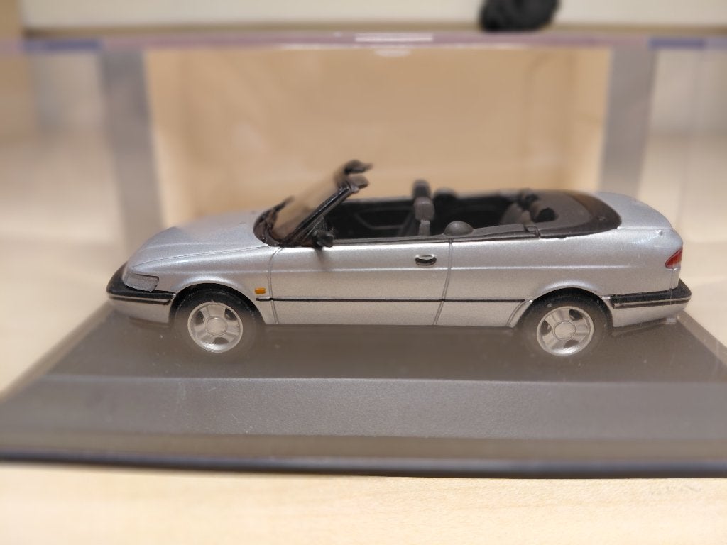 MiniChamps Saab 9-3 Cabriolet Modelauto 1:43, Ophalen, Zo goed als nieuw, Auto, MiniChamps