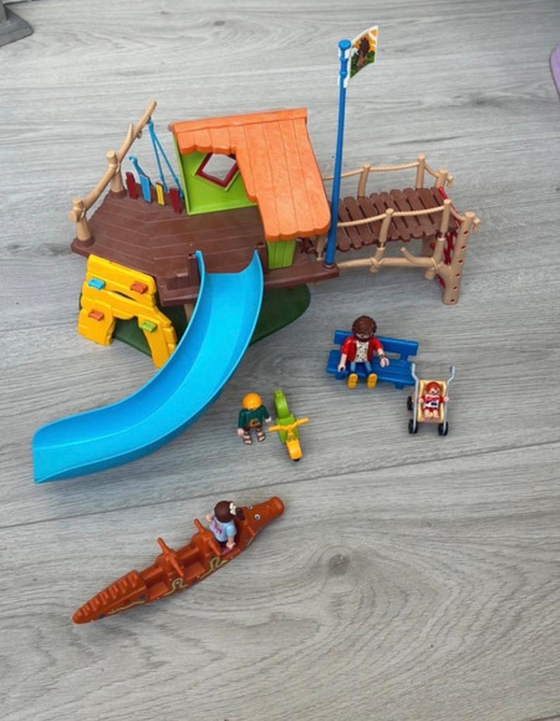 Playmobil Speeltuin Set met Figuren en Accessoires, Kinderen en Baby's, Speelgoed | Playmobil, Ophalen of Verzenden, Gebruikt