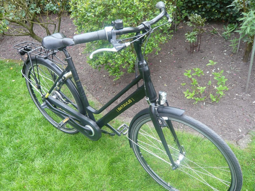 mooie,nette sportieve zwarte 28" 53cm aluminium BATAVUS FONK, Fietsen en Brommers, Fietsen | Dames | Damesfietsen, Ophalen, Versnellingen