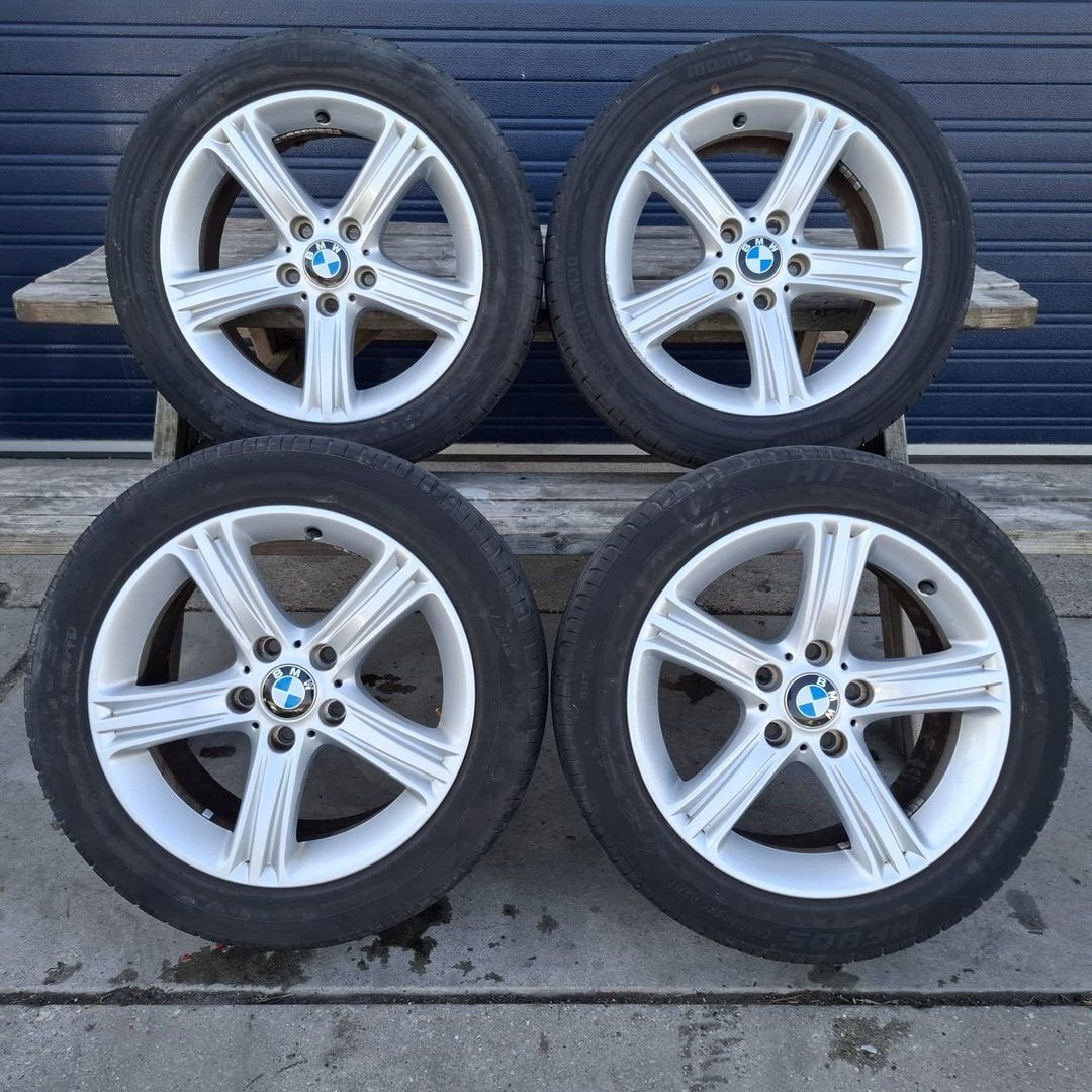 BMW 3-Serie F30 F31 Zomerset 225-50-17 5x120 - Set 10.06, Gebruikt, -, -, Banden en Velgen