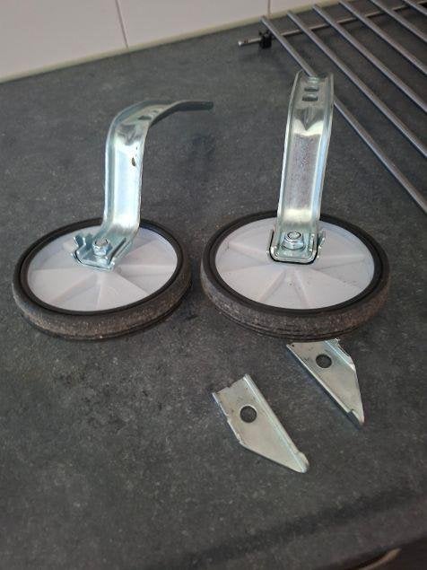 Zijwieltjes voor fietsje, Ophalen, Gebruikt, Minder dan 16 inch, Zijwieltjes