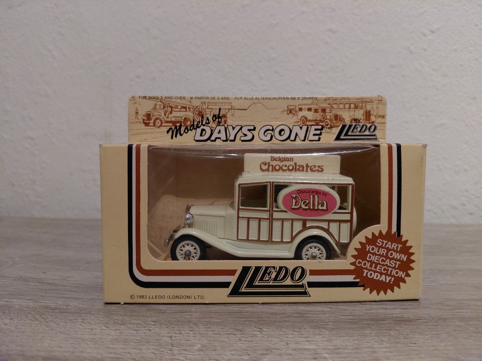 'Della Chocolates' Truck, Hobby en Vrije tijd, Modelbouw | Auto's en Voertuigen, Overige merken, Verzenden, 1:32 tot 1:50, Nieuw