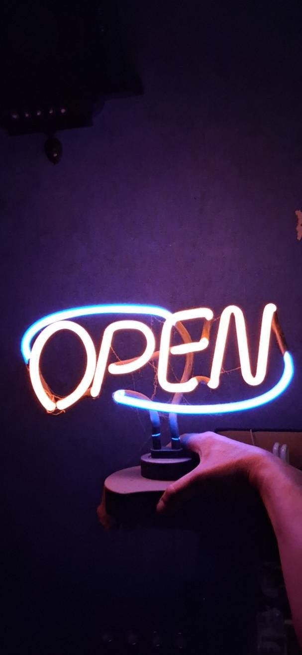 Neon 'OPEN' bord - helder licht, super mooi en goed werkend, Huis en Inrichting, Ophalen, Overige merken, Meerkleurig, Overige fittingen