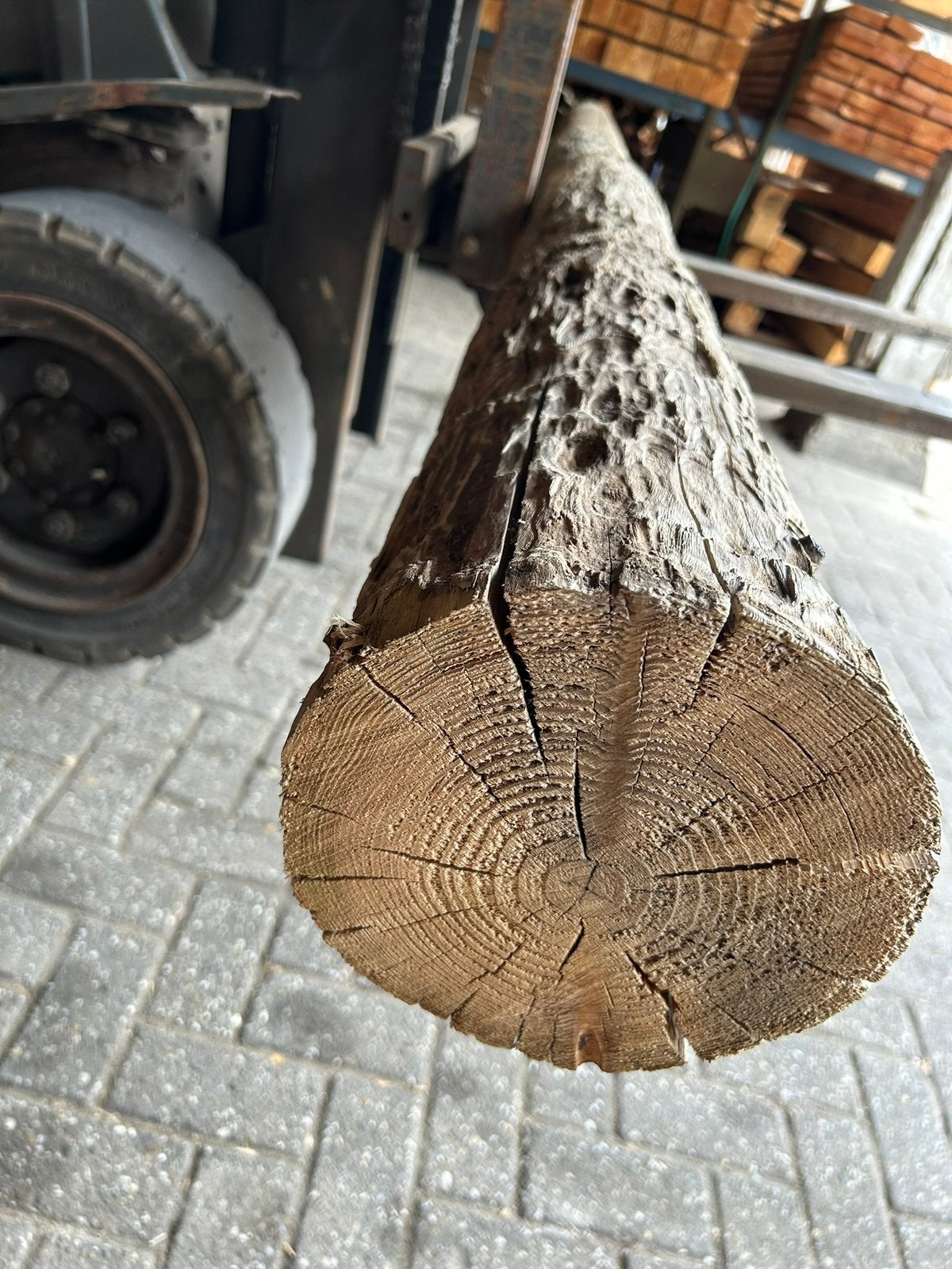 Ronde palen, Tuin en Terras, Palen, Balken en Planken, Ophalen, Zo goed als nieuw, 250 cm of meer, Palen