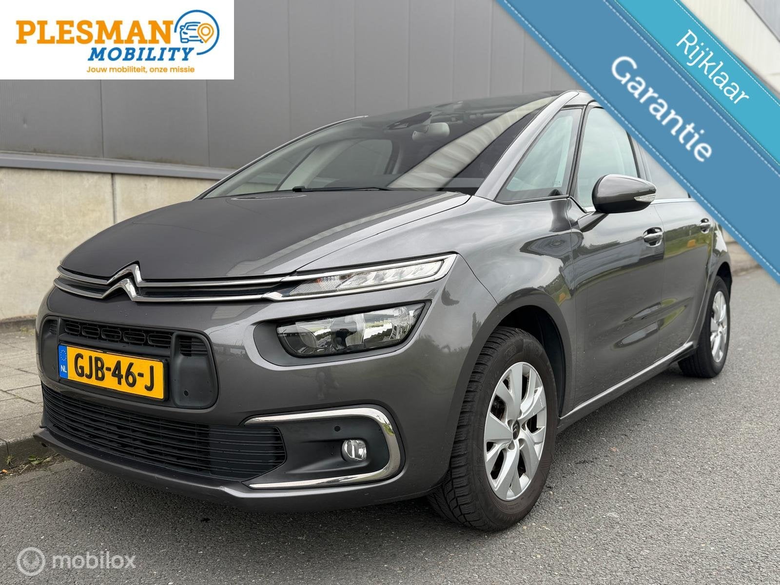 Citroen C4 SpaceTourer 1.2 PT Live 2019 Aut Incl Garantie!, Auto's, Stof, Gebruikt, 1199 cc, Bedrijf