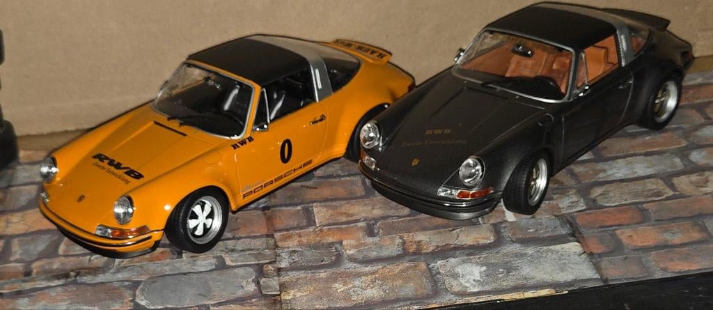 Porsche KK-SCALE Customized RWB DECALS WATERBASIS, Ophalen of Verzenden, Zo goed als nieuw, Auto, Overige merken