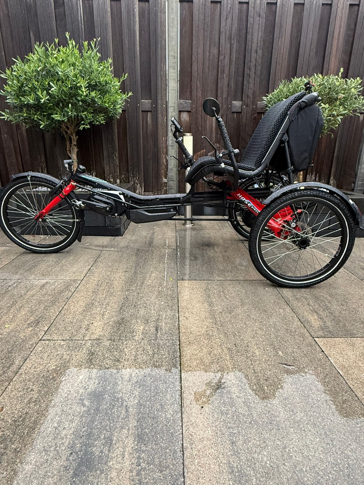Hase Bike Trigo Elektrische Ligfiets Shimano, Ophalen, Zo goed als nieuw, Overige merken