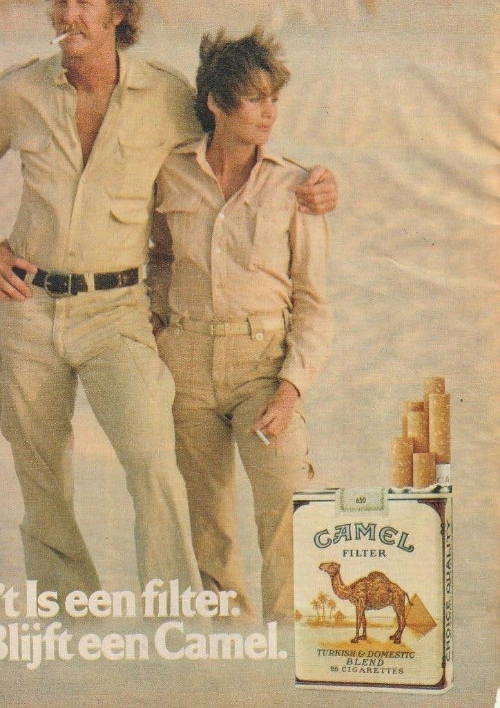 Retro reclame 1979 Camel sigaretten blijft 'n Camel, Verzamelen, Retro, Overige typen, Verzenden