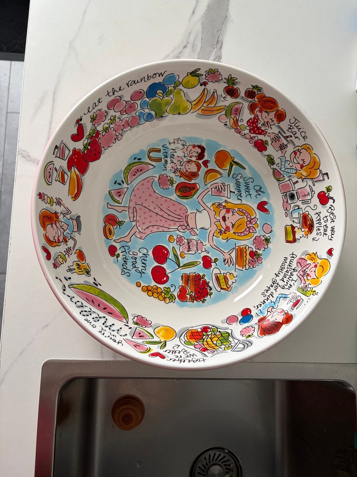 Blond Amsterdam 'Eat the Rainbow' schaal, Ophalen, Keramiek, Nieuw, Schaal of Schalen