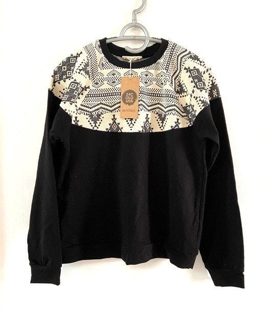 Zwart sweatshirt van 24Colours, Kleding | Dames, Maat 38/40 (M), 24Colours, Zwart, Nieuw