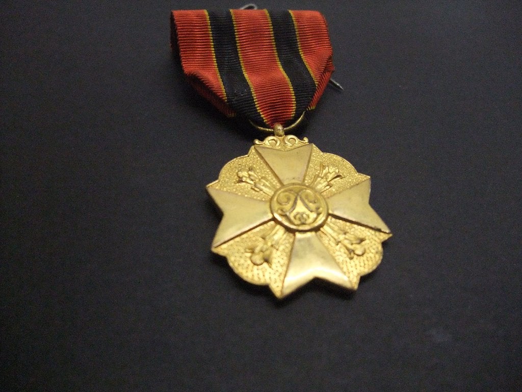 Belgische Burgerlijke Medaille 1e Klasse, medaille, Ophalen of Verzenden, Overige materialen
