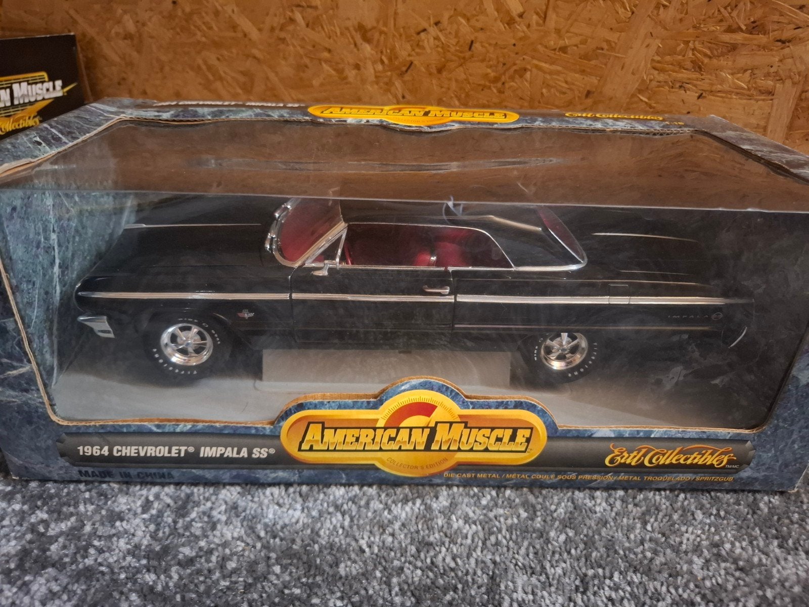 ERTL 1:18 Chevrolet Impala 1964 Custom Wielen, Ophalen of Verzenden, Zo goed als nieuw, Auto, ERTL