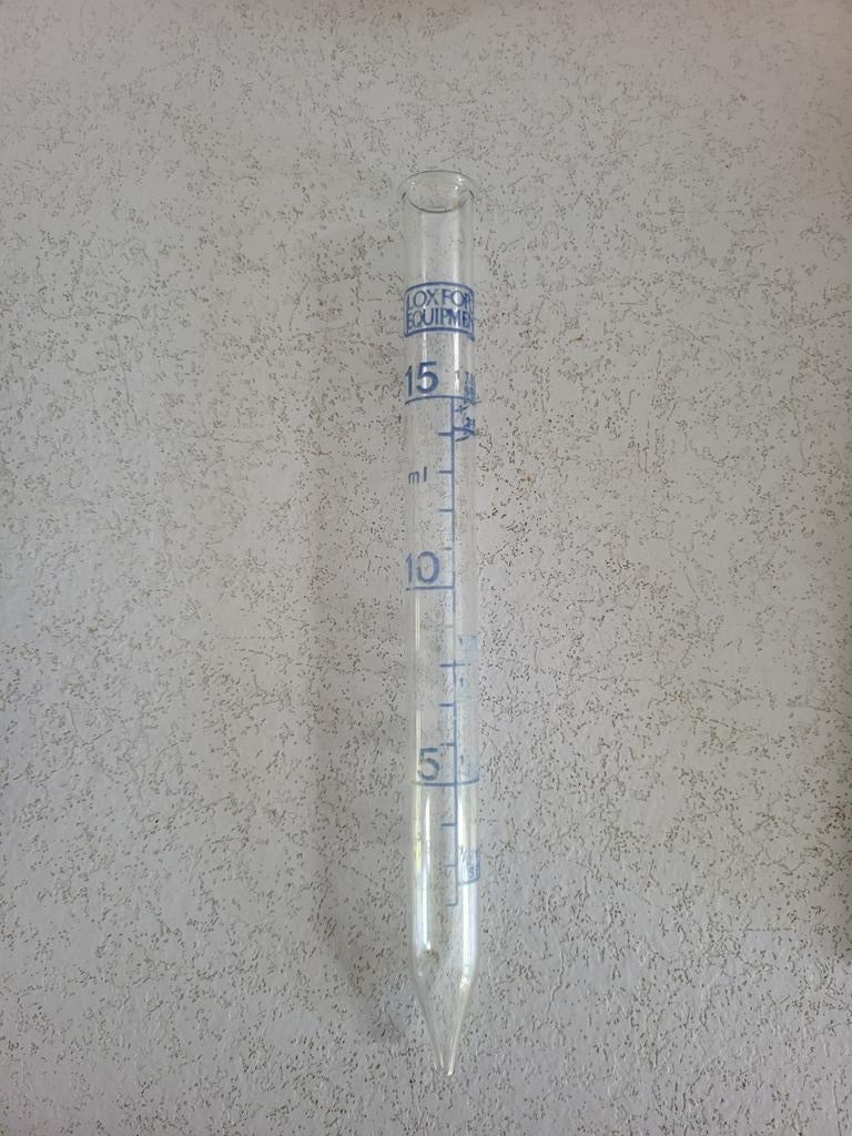 Glazen maatlepel of doseerbuis, Doe-het-zelf en Verbouw, Meetapparatuur, Ophalen of Verzenden