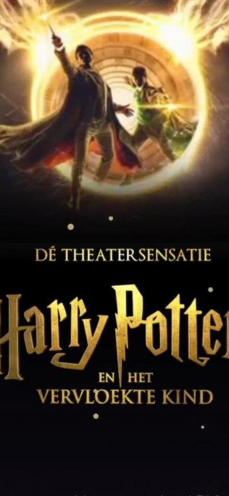 Harry potter de musical 1 oktober 2026, Tickets en Kaartjes, Theater | Overige, Twee personen, Oktober