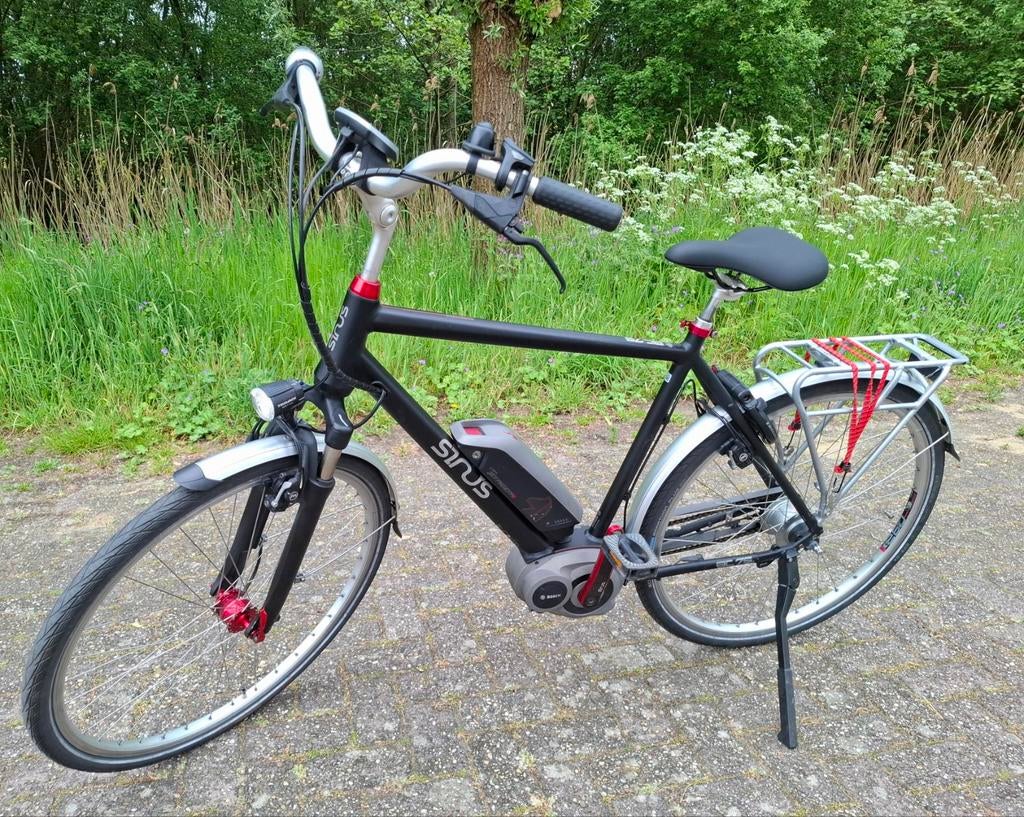 Nette elektrische Sinus herenfiets, Bosch middenmotor ✅️, Ophalen, Gebruikt, Versnellingen, Gazelle