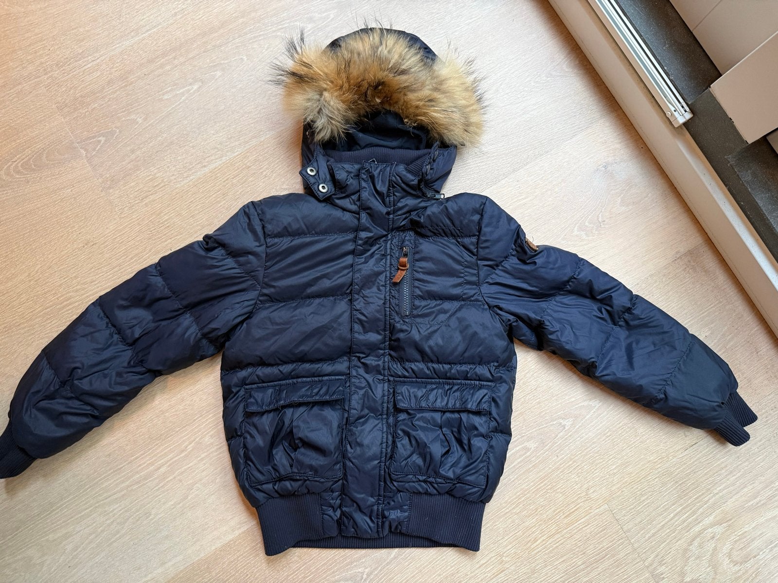 Moscow Kalua Bomber Winterjas Maat 140, Ophalen of Verzenden, Zo goed als nieuw, Meisje, Jas