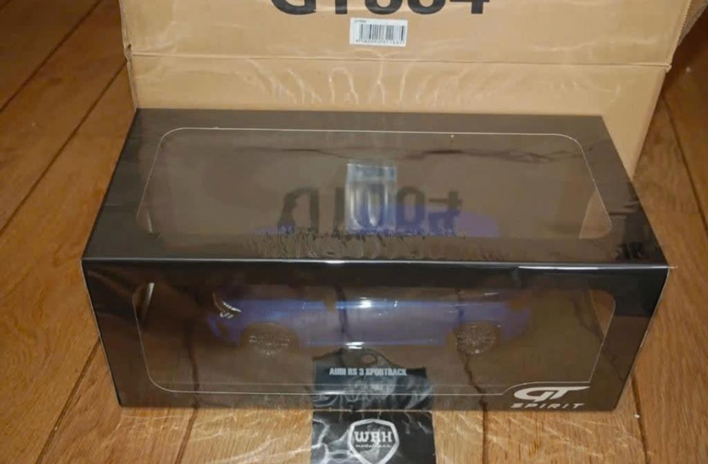1:18 AUDI RS3 SPORTBACK 2022 blue GT spirit GT884 WRH, Hobby en Vrije tijd, Modelauto's | 1:18, Verzenden, Zo goed als nieuw, Auto