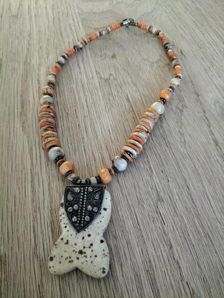 Etnische ketting Noord Afrika, Ophalen of Verzenden, Overige materialen