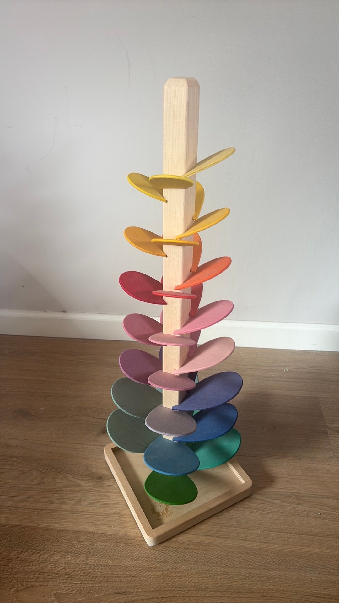 Knikkerboom knikkerbaan magicwood speelgoed montessori, Ophalen of Verzenden, Zo goed als nieuw