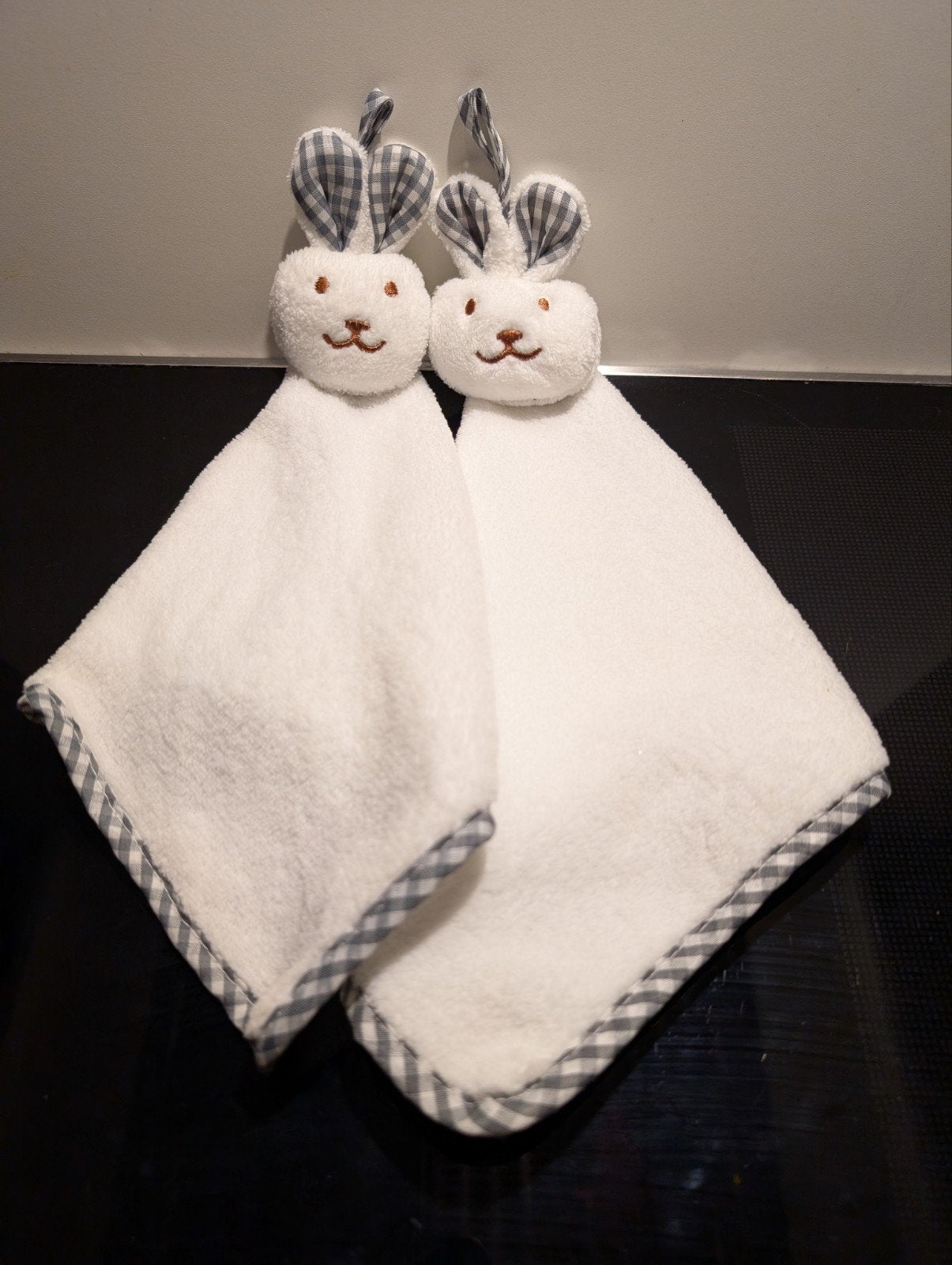 Knuffeldoek konijn 2x, Overige merken, Konijn, Ophalen of Verzenden, Zo goed als nieuw