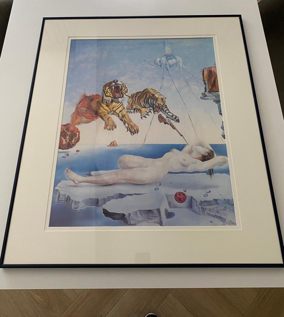 Mooie prent ingelijst Dali, 81/71 cm vraagprijs 22,50, Ophalen