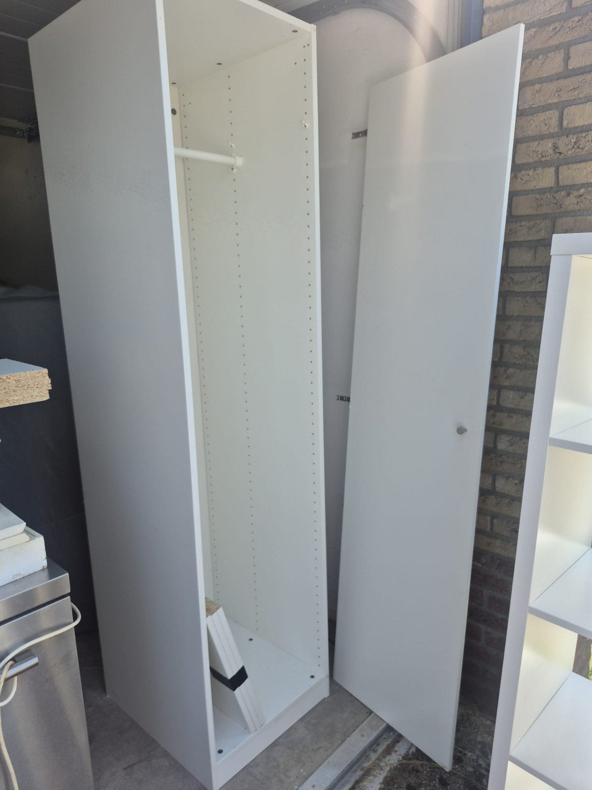 2 witte ikea kasten, Ophalen, Met deur(en), Gebruikt, 50 tot 100 cm