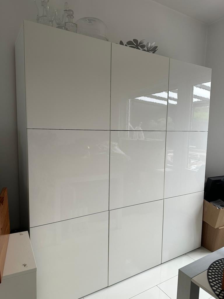 Ikea kast hoogglans wit, Huis en Inrichting, Kasten | Kledingkasten, Zo goed als nieuw, Minder dan 100 cm, 25 tot 50 cm, 50 tot 100 cm