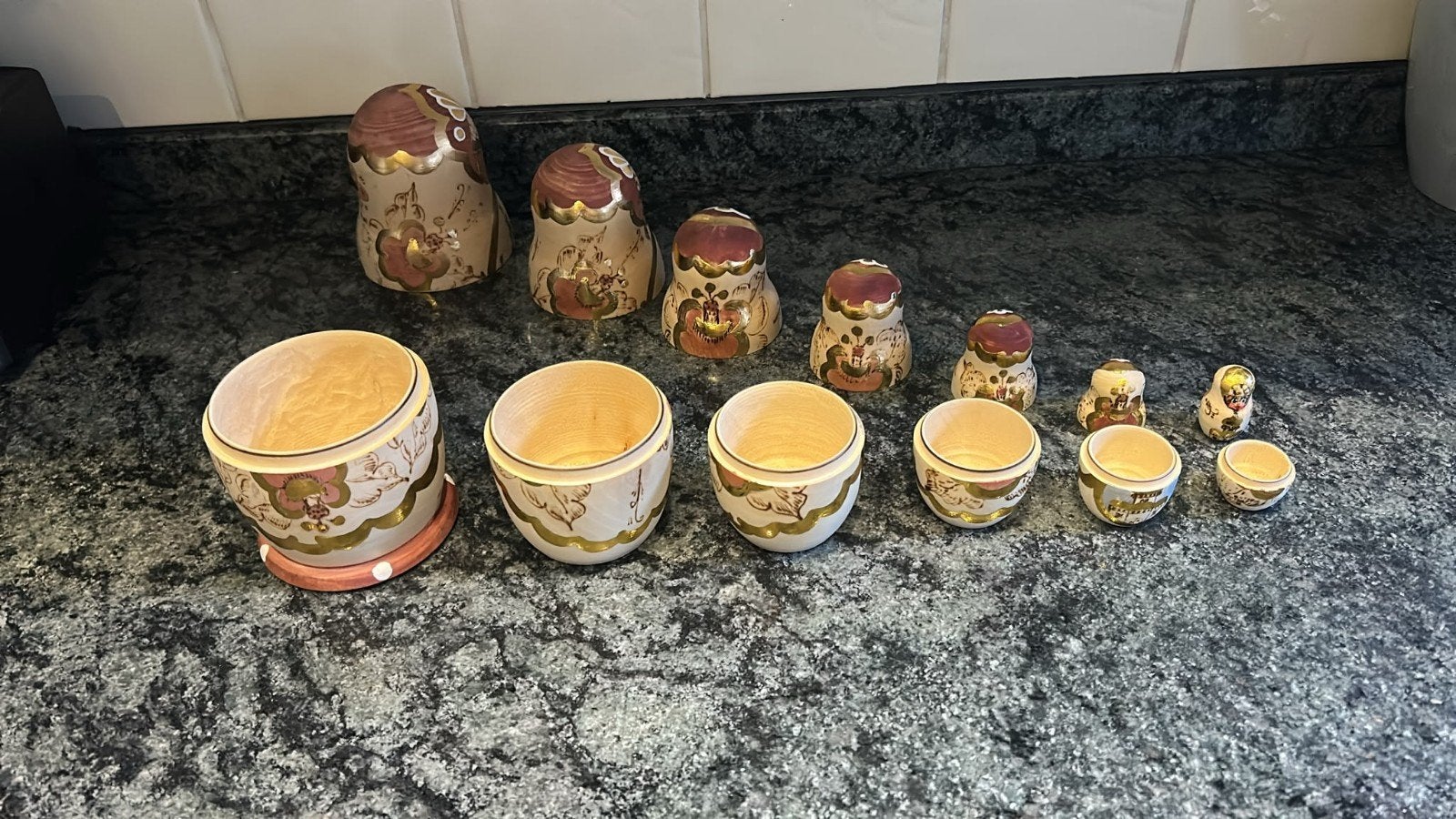 matroesjka, Antiek en Kunst, Antiek | Servies compleet, Ophalen of Verzenden