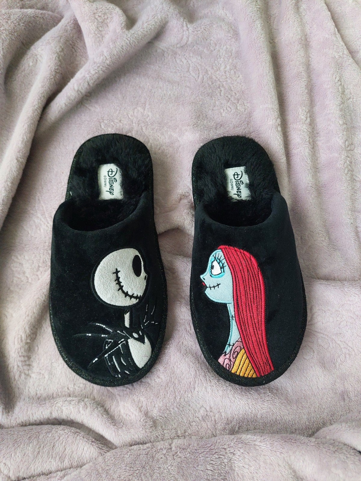 Disney Nightmare Before Christmas pantoffels - Maat 36-37, Disney, Zwart, Nieuw, Ophalen of Verzenden