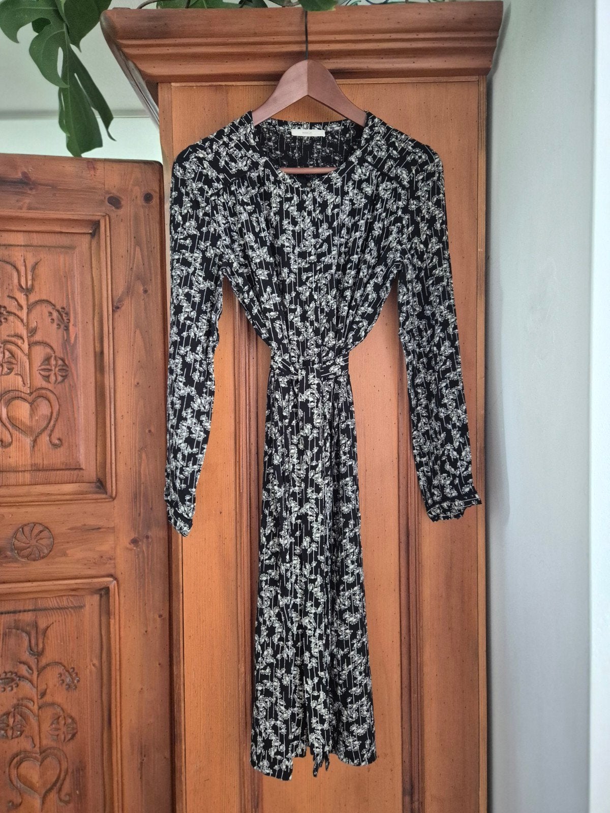 Sessùn CHILCA jurk – zwart, floral print, maat L, Maat 38/40 (M), Sessùn, Zwart, Ophalen of Verzenden
