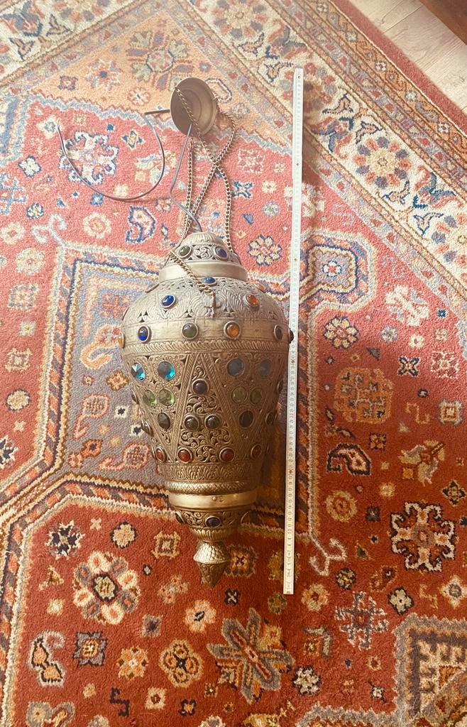 Sfeervolle oosterse hanglamp, Antiek en Kunst, Antiek | Lampen, Ophalen of Verzenden