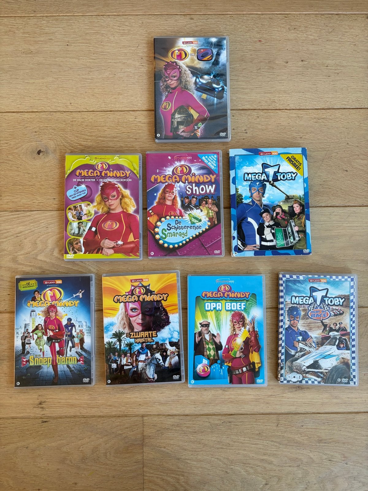 Mega Mindy & Toby DVD pakket - 8 stuks, Gebruikt, Alle leeftijden, Familie, Box/collectie