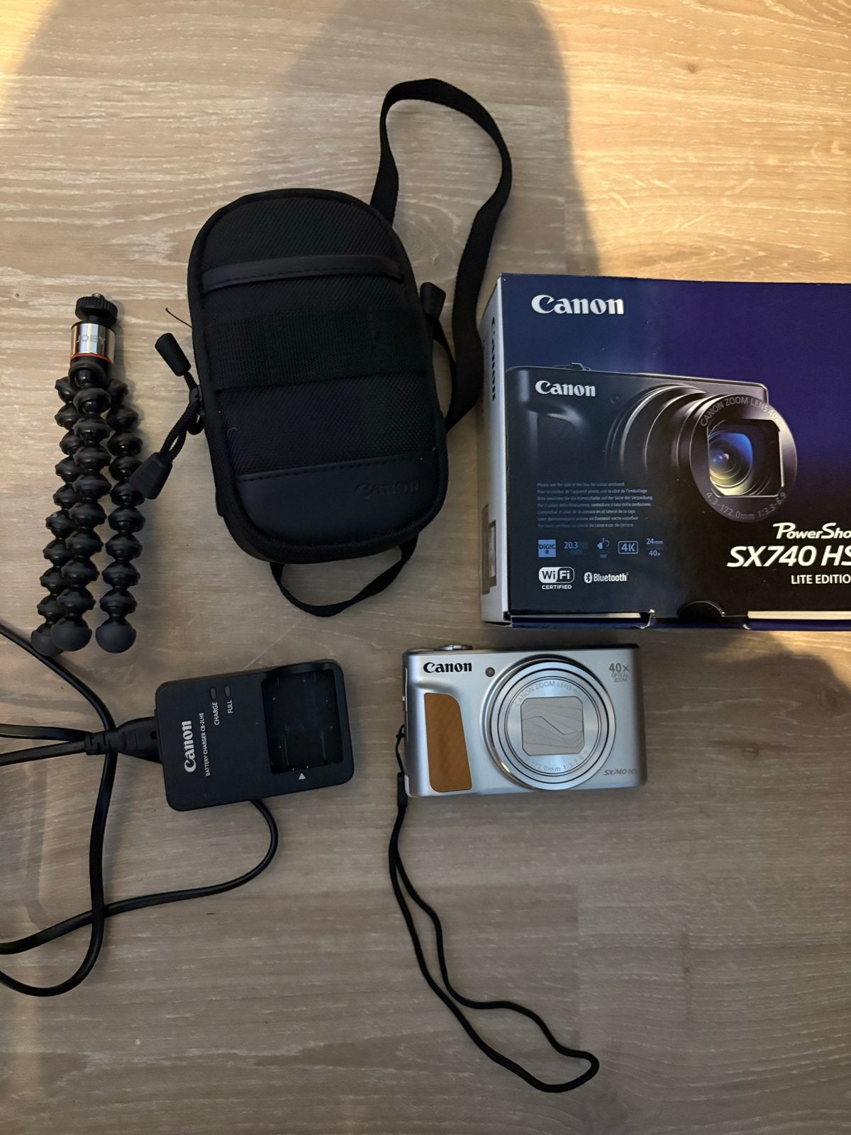 Canon PowerShot SX740 HS met accessoires, Canon, Beeldstabilisatie, Nieuw, Ophalen of Verzenden