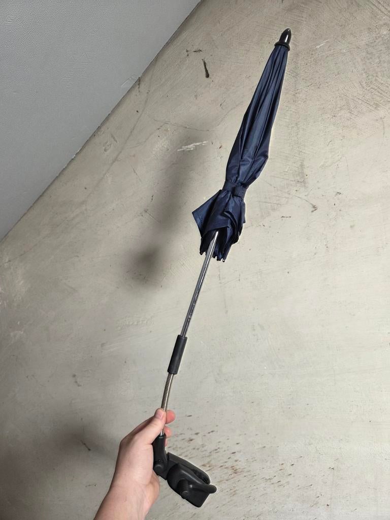 Kinderwagen paraplu voor de zon - Blauw, Ophalen of Verzenden, Gebruikt