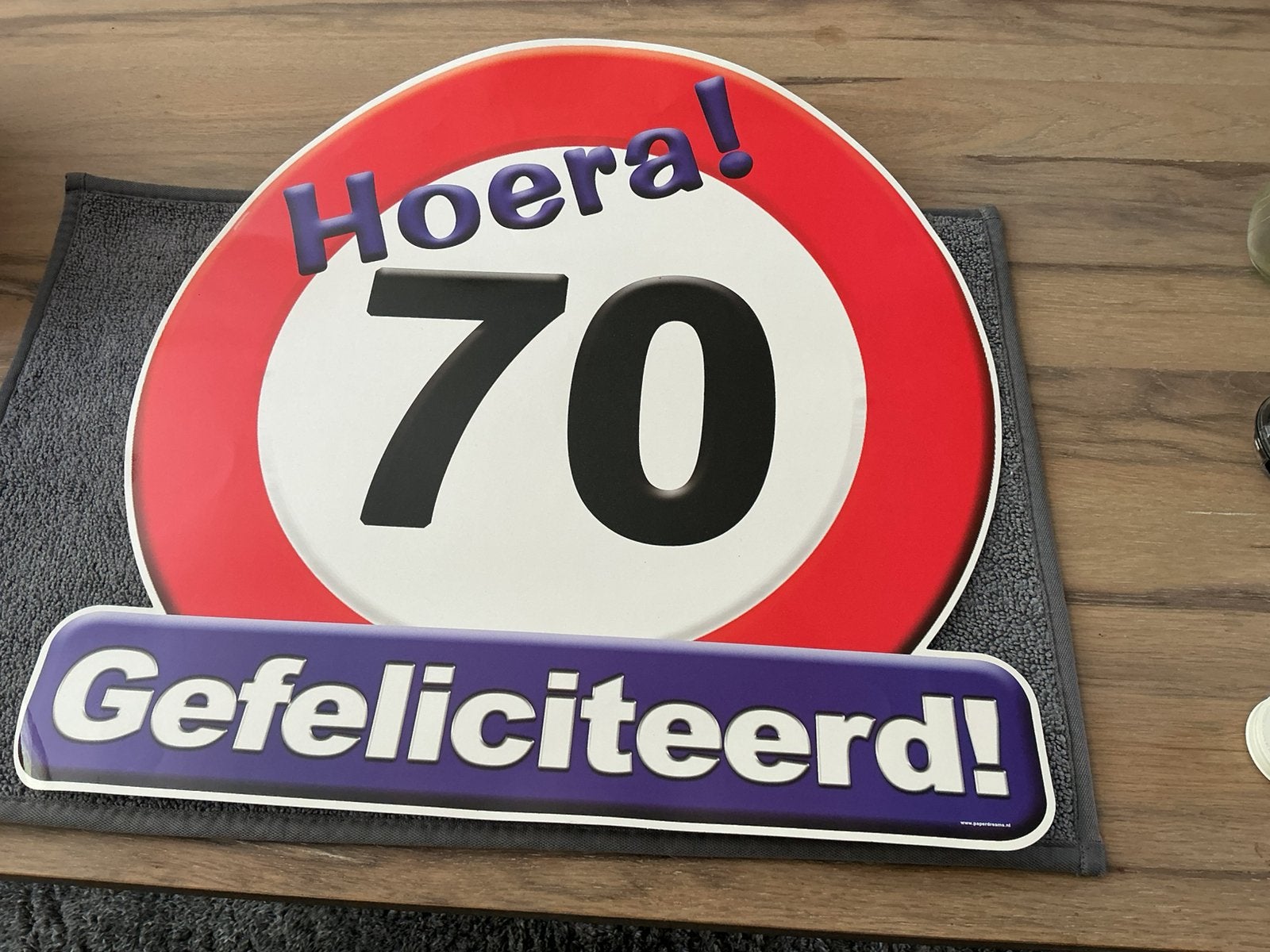 Versiering 70, Ophalen of Verzenden, Zo goed als nieuw, Versiering, Verjaardag