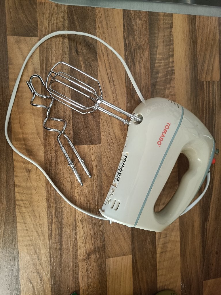 elektrische handmixer Tomado, Minder dan 1 liter, Ophalen, Gebruikt, 3 snelheden of meer