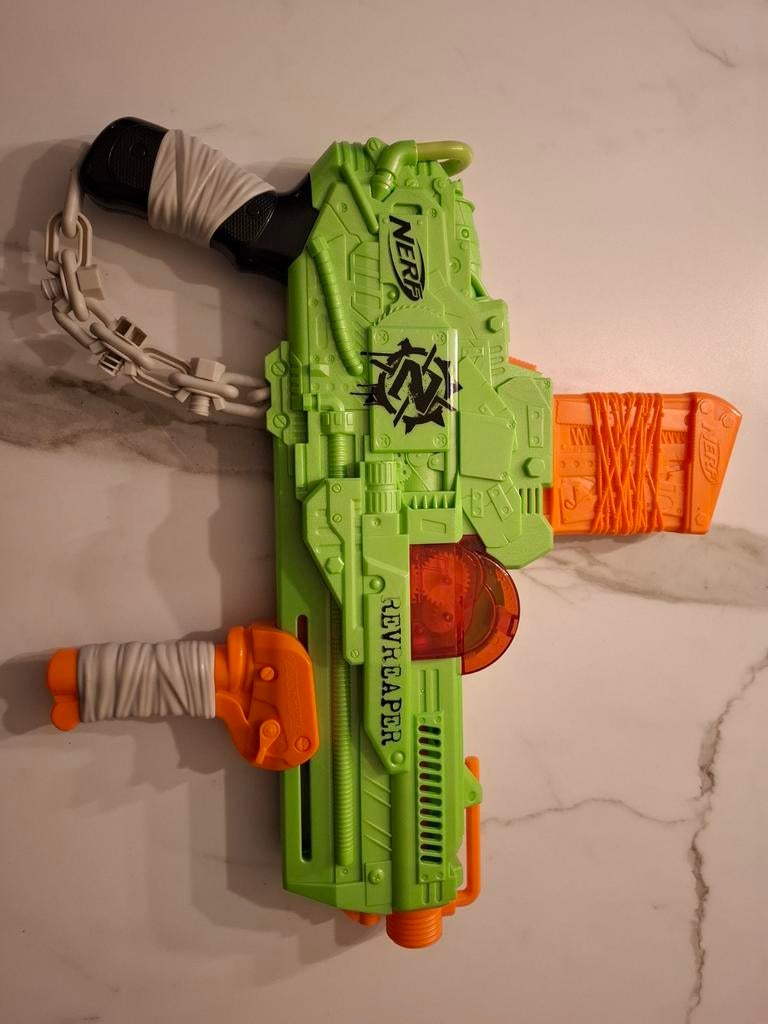 Nerf Zombie Strike RevReaper Blaster, Ophalen, Gebruikt, Jongen of Meisje