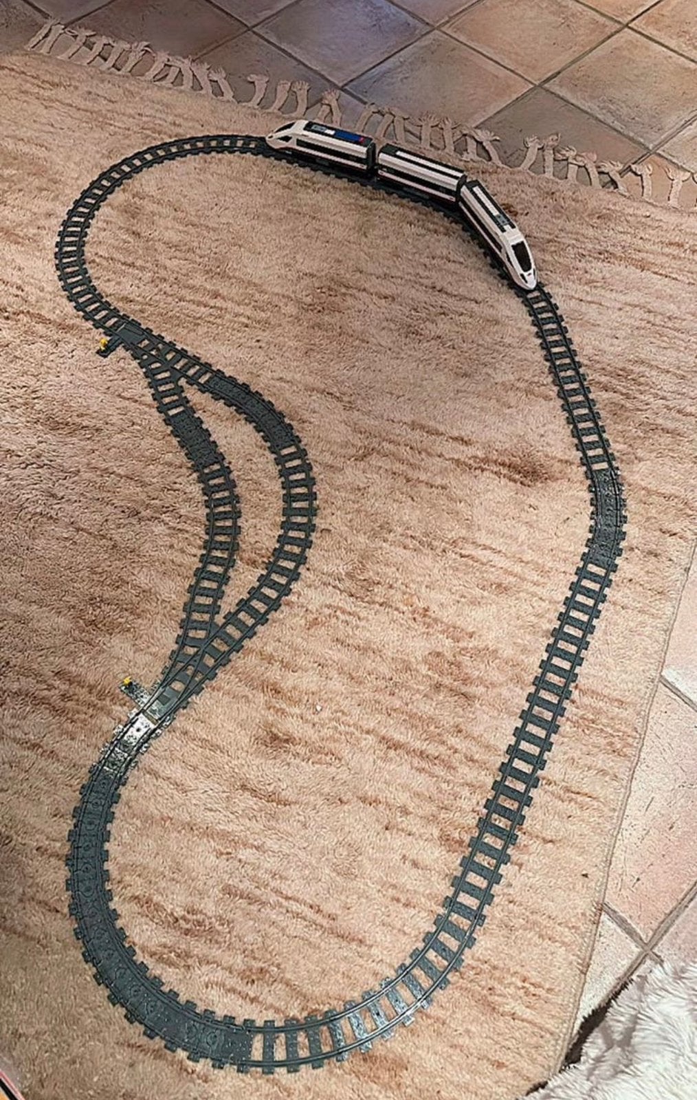 Lego trein, Ophalen