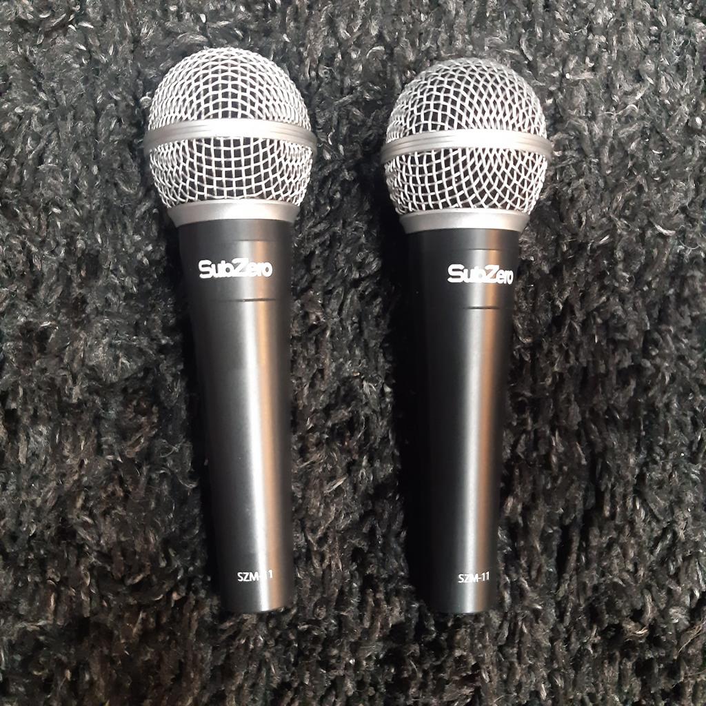 SubZero SZM-11 Microfoons (set van 2), Ophalen, Zo goed als nieuw, Zangmicrofoon