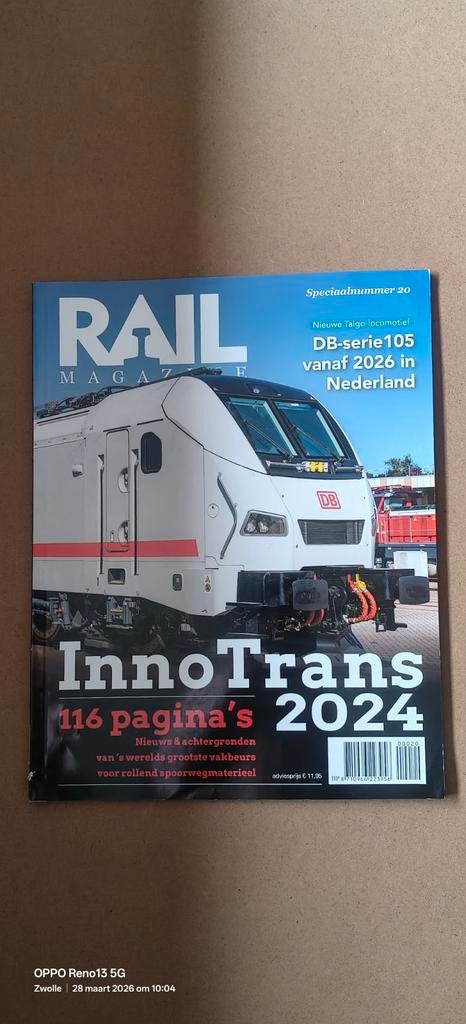 Rail Magazine en op de Rails uit 2024, Ophalen of Verzenden, Zo goed als nieuw, Trein