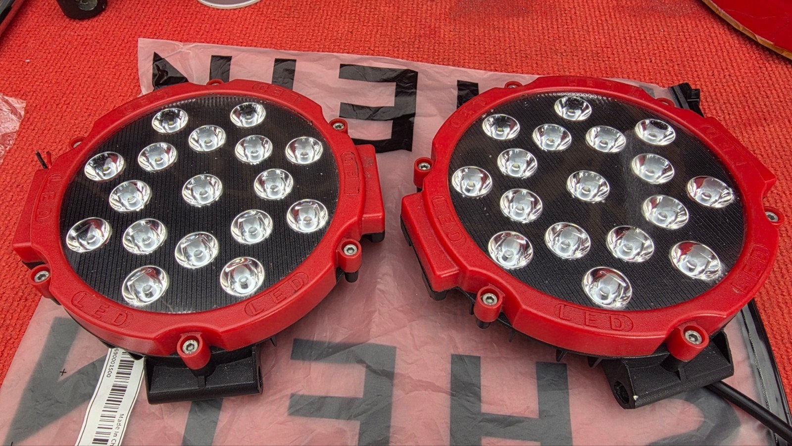 Gebruikte LED Verstralers - Set van 2, Ophalen of Verzenden, Gebruikt