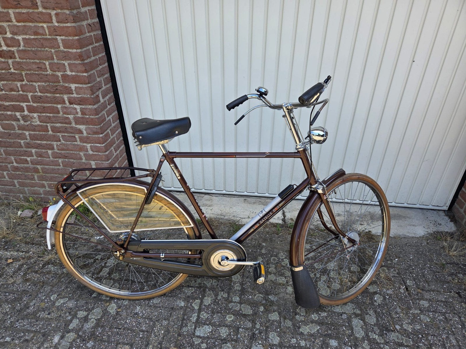 Gazelle populair herenfiets retro In originele staat, 59 cm of meer, Ophalen